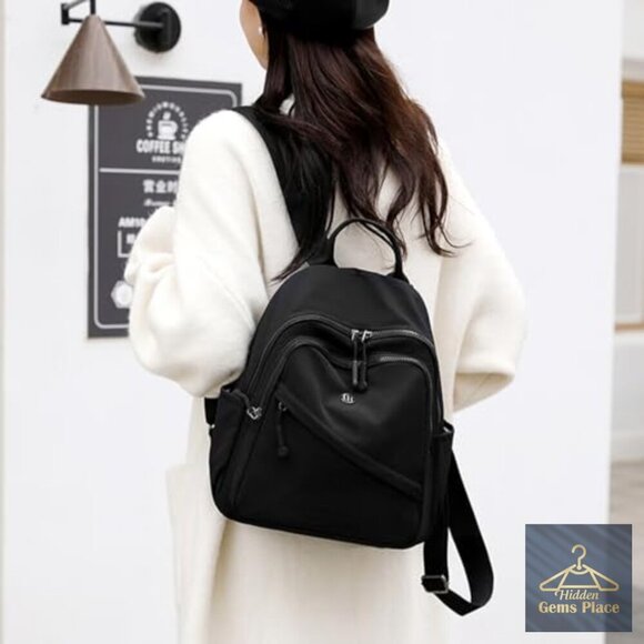 Mini Nylon Travel Backpack, Lightweight Daypack with Multiple Pockets main image 2